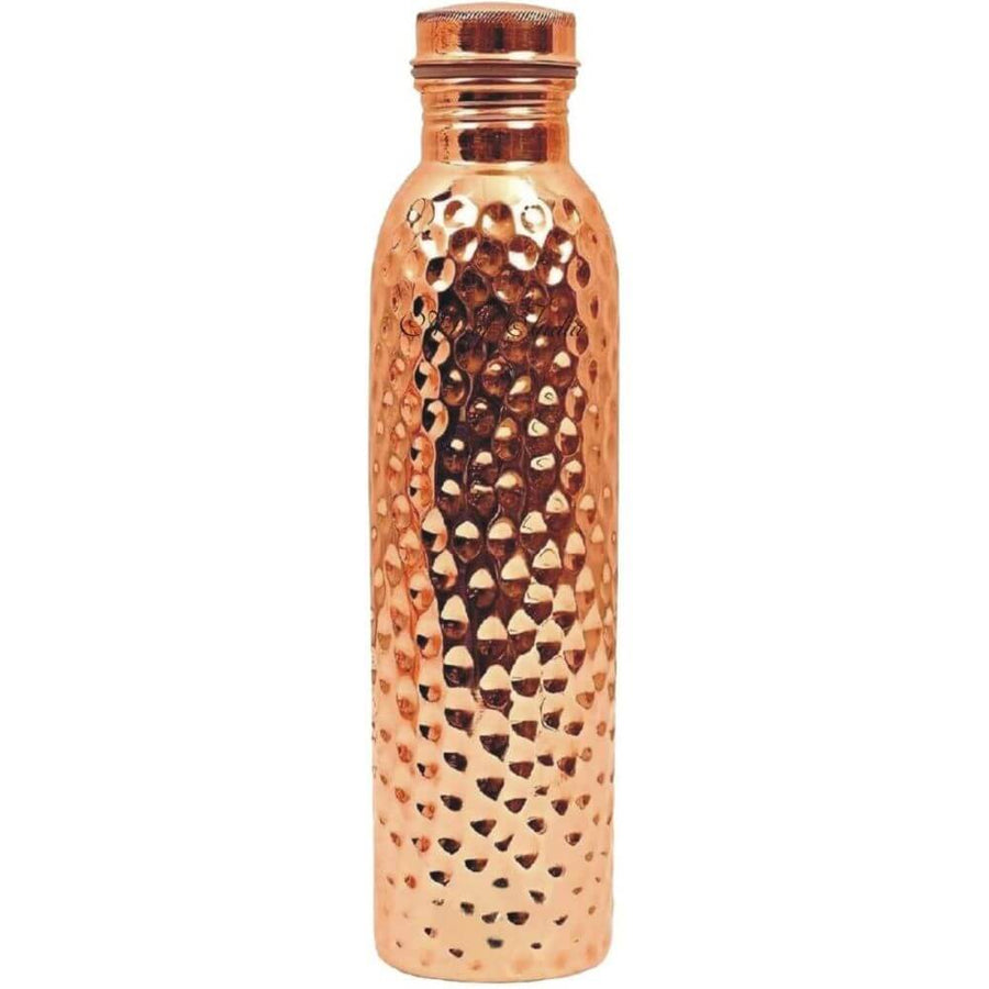 Copper Hammered Bottle
