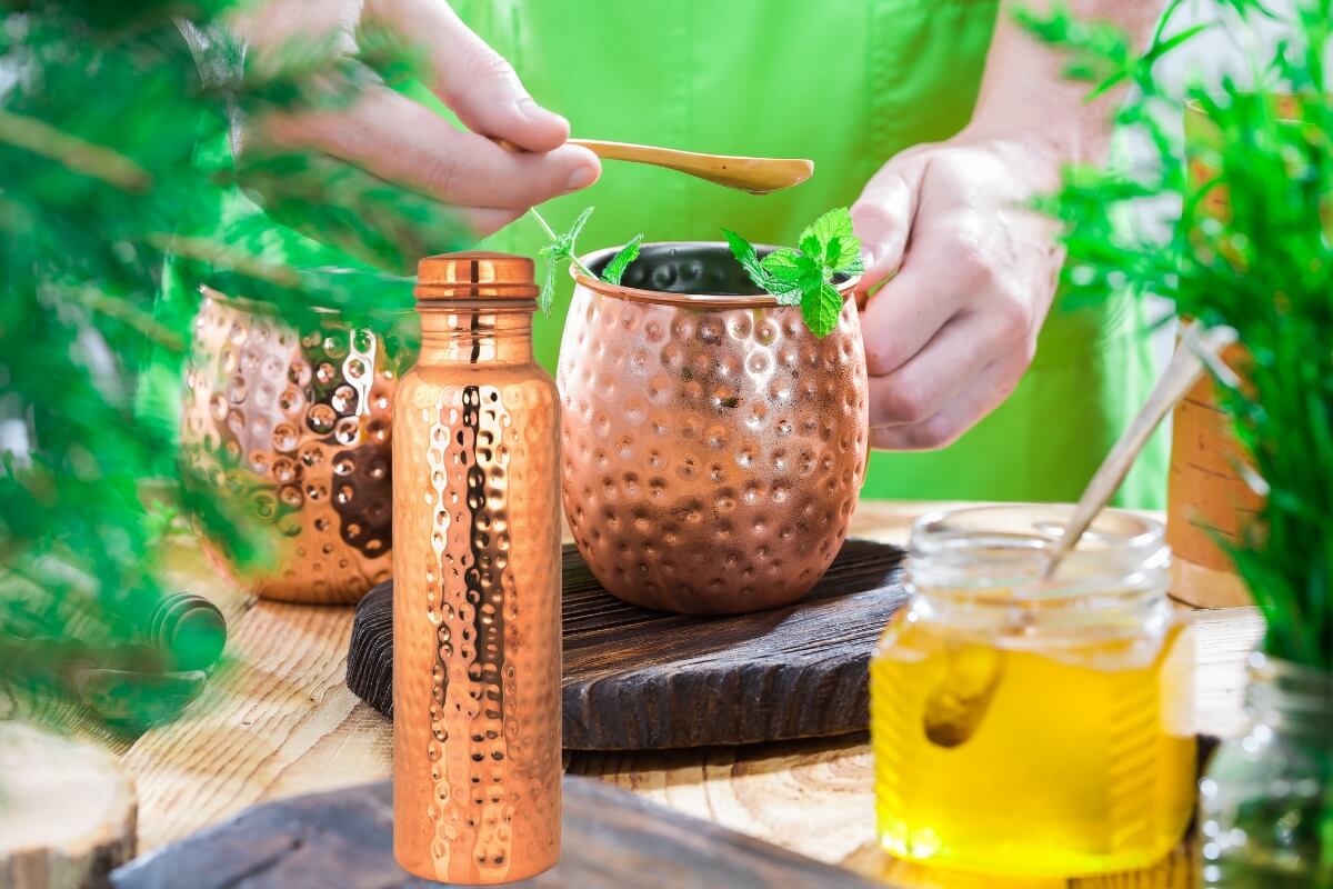 Copper Bottles and Mugs