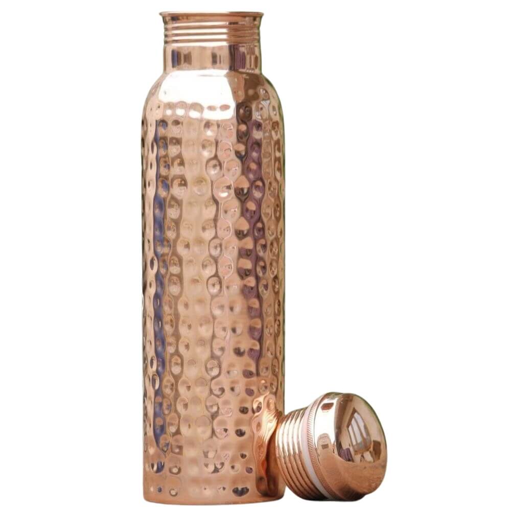 Copper Hammered Bottle