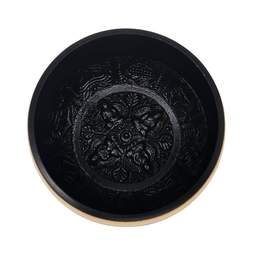 Buddhist Singing Bowl Top Inside View