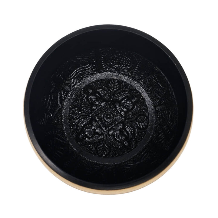 Buddhist Singing Bowl Top Inside View